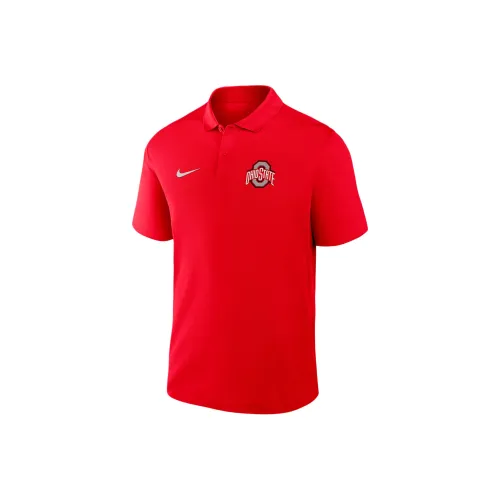Nike Clothing Red Men's Polo