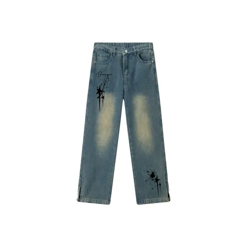 Удобный и освежающий джинсы унисекс