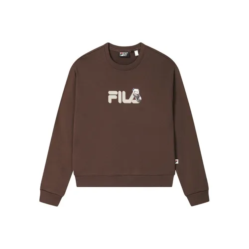 FILA Heritage Песочный Рыжевато-коричневый Женский Свитшот