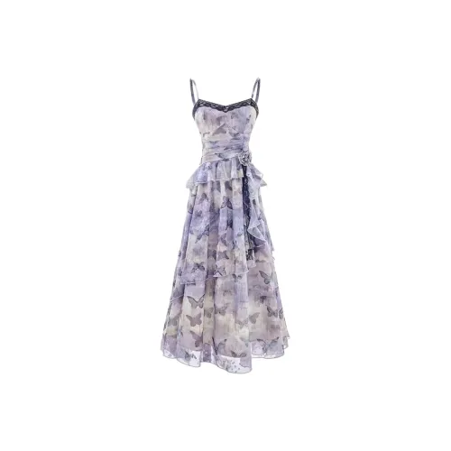 GEZITAI Фиолетовый Женские Слиплатья