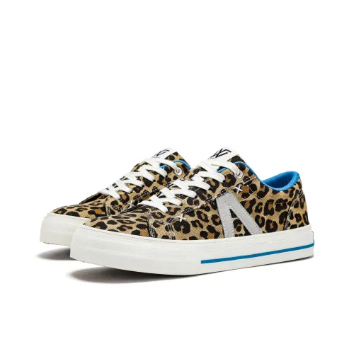 WHITE SANDS Скейтборд Кроссовки Унисекс Леопардовый принт Синий
