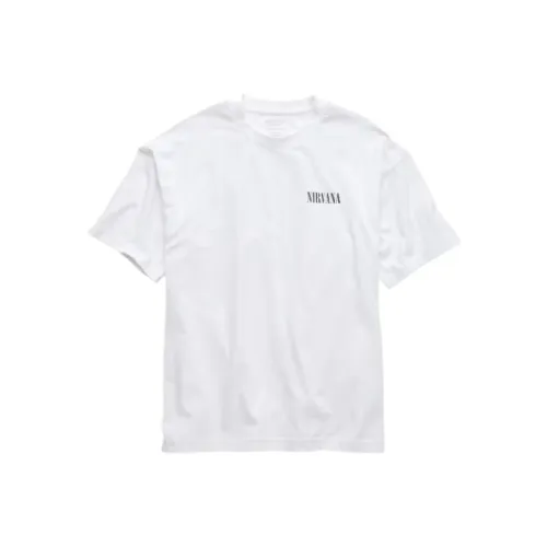 AMERICAN EAGLE Белая Мужская Футболка