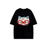 Чёрный стеклянный котенок