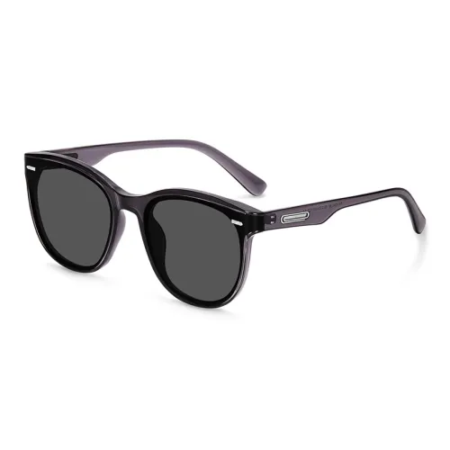 MUYKUY TR90 OVAL SUNGLASSES Унисекс
