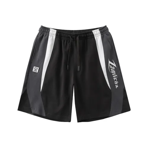 LAMLICKA Черные и серые Унисекс Повседневные шорты