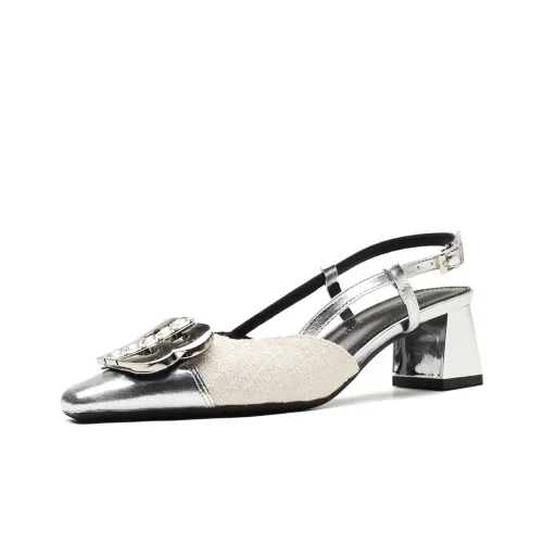 GOSO Грубый каблук Высокие каблуки Женские Белые