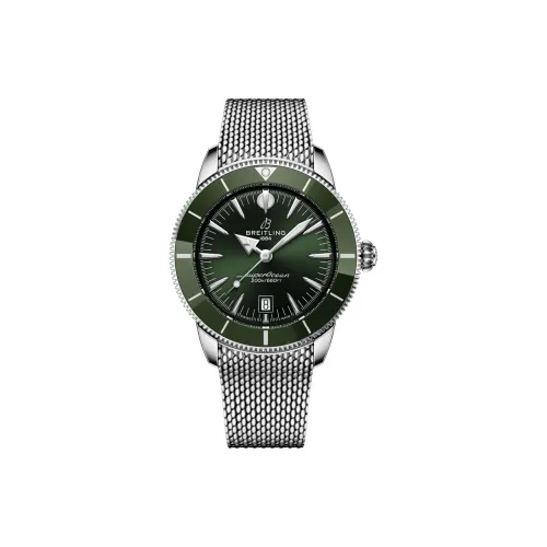 BREITLING Автоматический Механический Часы Мужские Super Ocean Culture Collection 44 мм Зеленые