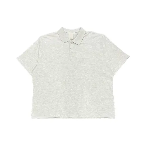 Undermycar SS25 Оригинальный Логотип OVERSIZED Crop PK Рубашки Овсянка Поло Мужской