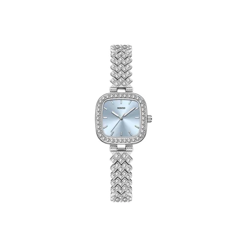 Miniso Кварцевый механизм Женские часы 35мм*35мм*8,3мм Синий