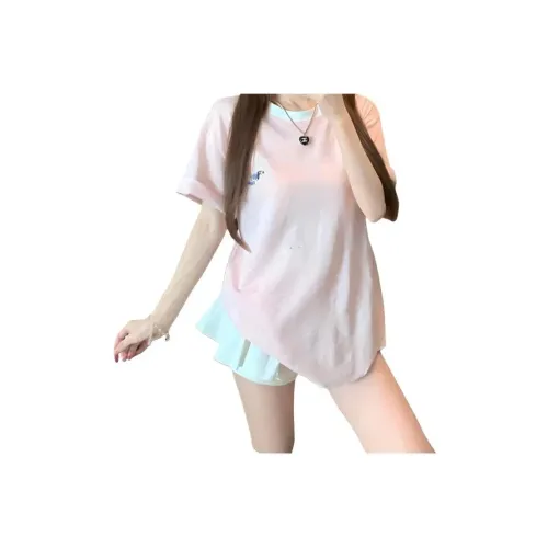 MORii Светло-розовые Женские Футболки