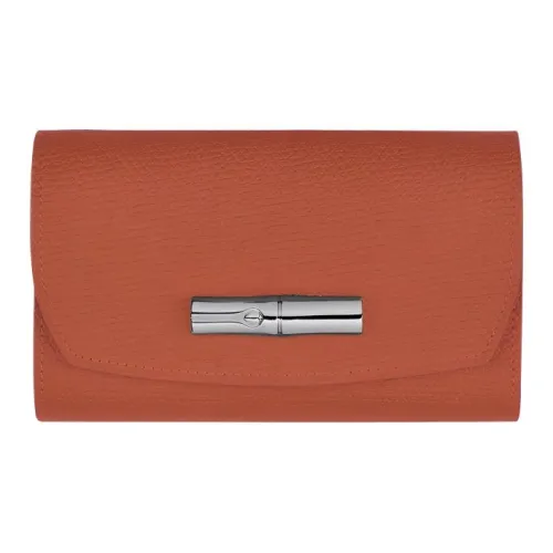 LONGCHAMP Roseau Кошелек из коровьей кожи женский оранжевый