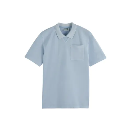 Scotch&Soda Рубашка Blue Men's Polo