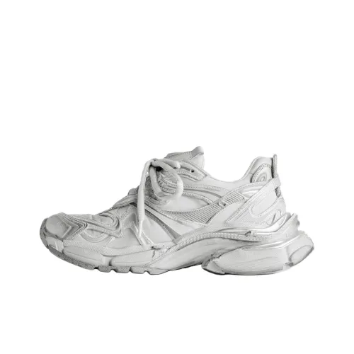 Balenciaga Runner2,0 Low Топ Толстая подошва Кроссовки Женские Серый Серебряный