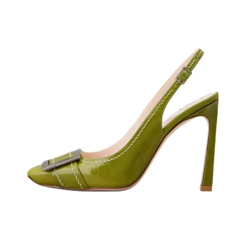 Roger Vivier Trompette Высокие каблуки Зеленый Женские