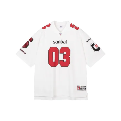 SANBAI STUDIO Белая унисекс футболка