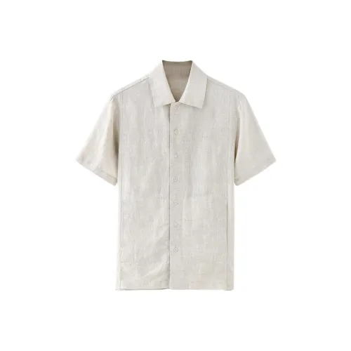 POLOMEISDO Linen Men's Shirts