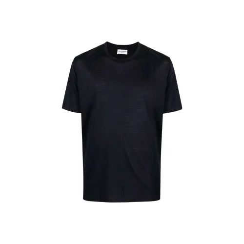 SAINT LAURENT SS23 T-Shirt Мужской Индиго