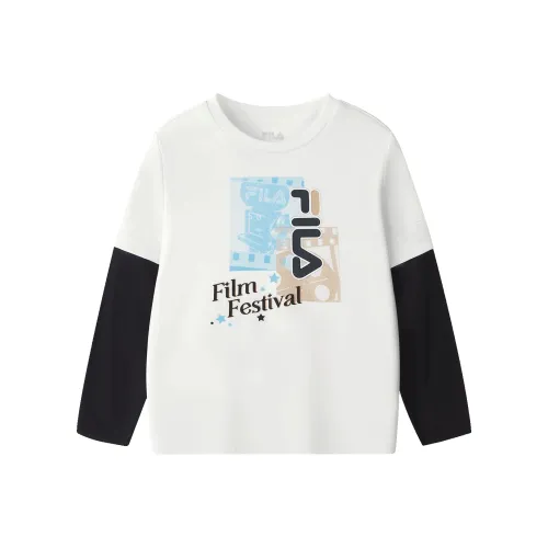 FILA KIDS FILA KIDS' T-рубашка Cloud White для младенцев и малышей