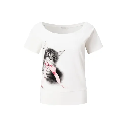 BANDITK GANGN Белая Женская Футболка