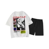 Фотиния Серый Топ Черные Штаны