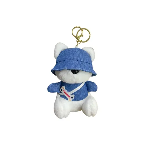 XIWANTONG Шапки и кепки Модный и крутой Щенок Кукла Плюшевый Брелок 15 см Высота