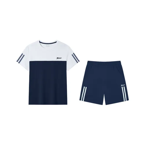 XTEP Повседневная спортивная одежда SS25 Глубокий синий Подростки