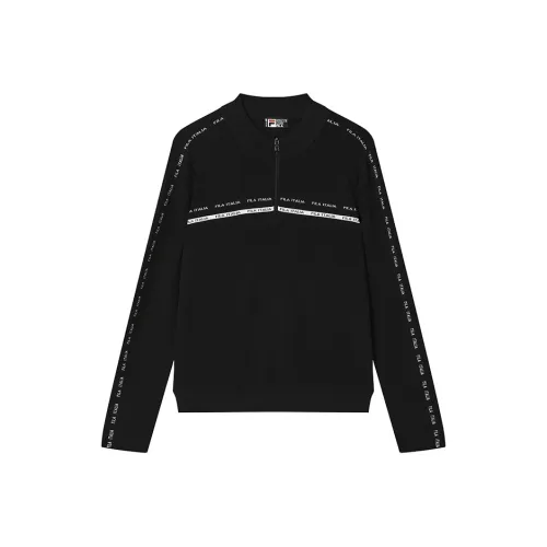 FILA Белый Трикотаж Женский Глубокий Черный