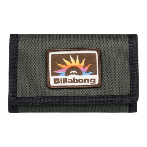 BILLABONG Полиэстер Кошелек Стандартный Мужской Армейский Зеленый