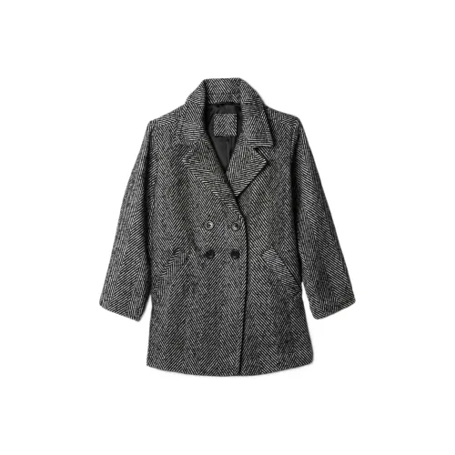 GAP Пальто с елочкой Твидовый пальто для детей 3-7 лет