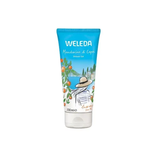 WELEDA Capri Citrus Shower Гель Ароматический Увлажняющий 200 мл Розовый Аромат Цитрусовых