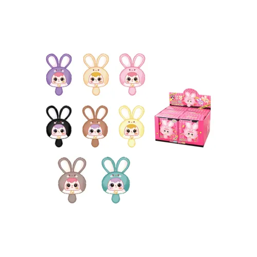 Three Little Fuzzies Богатство Кролик Модная игрушка Милый Слепые коробки Один Mystery Коробка Целая коробка 6 шт