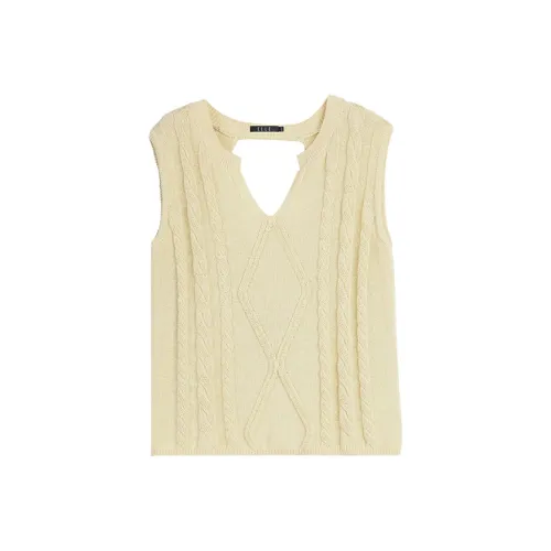 ELLE Желтые Женские Майки