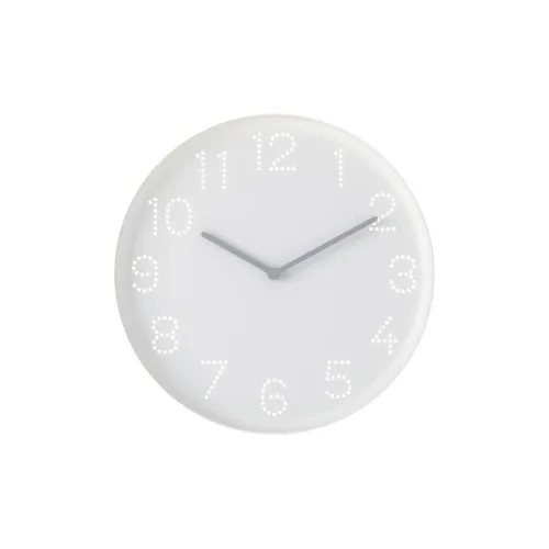 IKEA Кварцевый механизм пластик стена часы унисекс белый