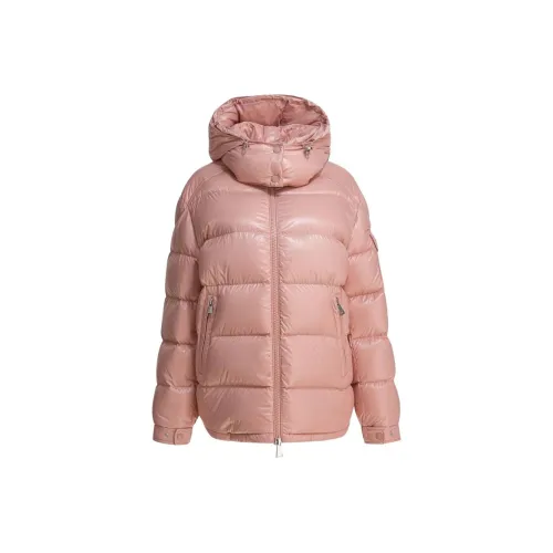 Moncler Mel Series Maire С капюшоном Короткий пуховик Женские Розовый