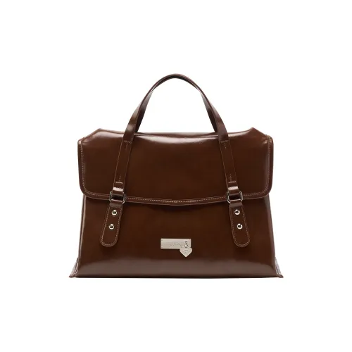 ONE TIME Рюкзак из синтетической кожи с откидной крышкой женский цвет фундуковый коричневый