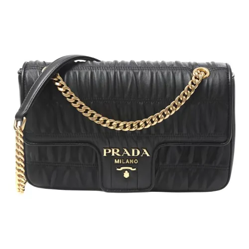 PRADA Овчина Сумка через плечо Сумка на плечо Женская Черная