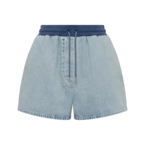 MOSCHINO Джинсовые шорты Женские Светло-синие