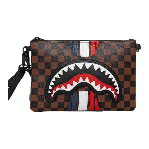 SPRAYGROUND Искусственная кожа плечо сумка средний унисекс коричневый