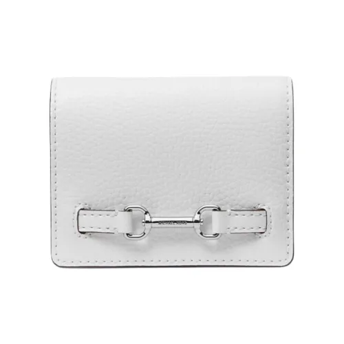 MICHAEL KORS ПУ (полиуретан) Кошелек Маленький Женский Светло-белый