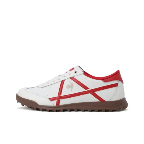 Le Coq Sportif Golf Shoes Низкий Топ Красный Белый Женский