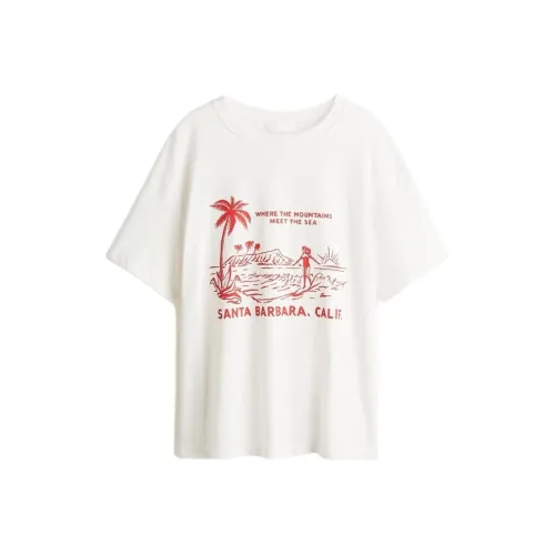 H&M Белые Женские Футболки