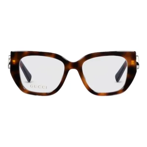 GUCCI Ацетат Бабочка Оправы для очков Женские Черепаховый