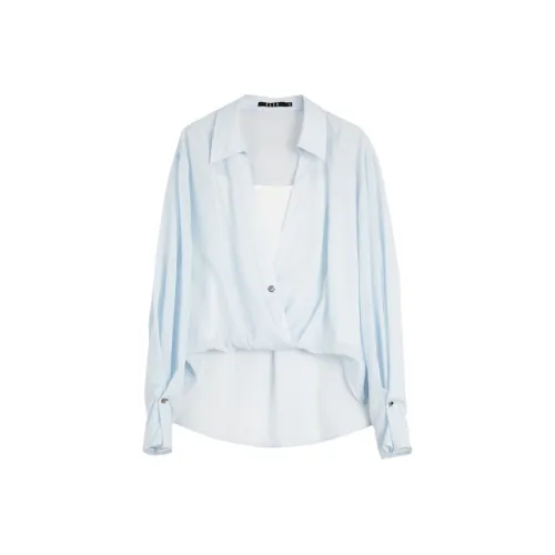 Elle Светло-синие Женские Рубашки