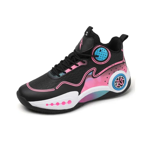 D W Анти KICK Амортизация И Устойчивость К Износу MID Топ Детские Баскетбольные Кроссовки Подростки