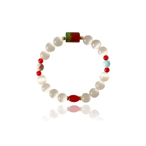 JOYDINNY Стекло Кошачий глаз Браслеты Унисекс