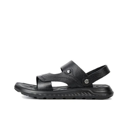 CAIZI Пляжные сандалии Мужские Черные