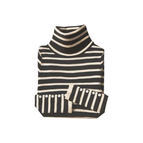 Cypress House Трикотаж Женский Черный Белый Полосы