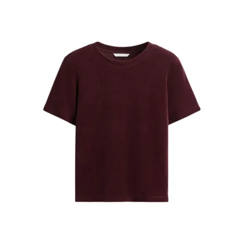 H&M Бургундский Женские Рубашки T