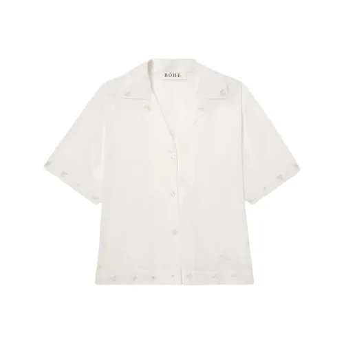 Rohe Серый Белый Женские Рубашки