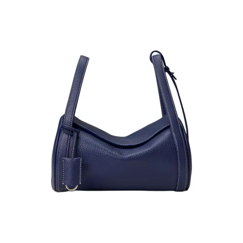 Polo Ralph Lauren Сумка через плечо из коровьей кожи женская темно-синяя